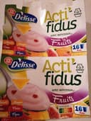 Acti\'fidus avec morceaux de fruits