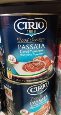Passata sauce tomate