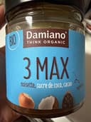 3 MAX amande, sucre de coco, cacao