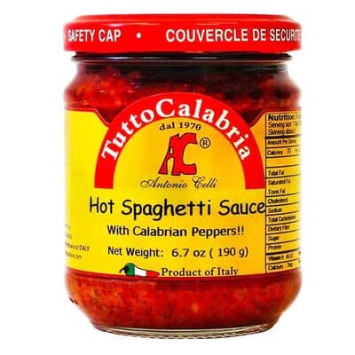 Spaghetti hot sauce, spaghetti