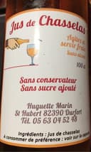 Jus de chasselas