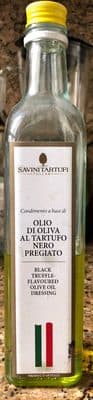 Olio Di Oliva Al Tartufo Nero Pregiato