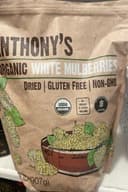 Organic white mulberries