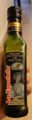 Extra virgin olive oil flavoured with white truffle