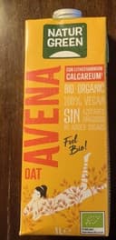 Calcium bebida de avena ecológica sin lactosa