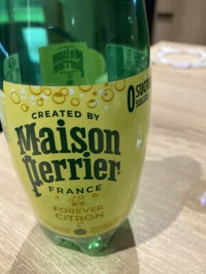 Boisson pétillante saveur citron