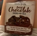 Dark chocolate covered pretzels