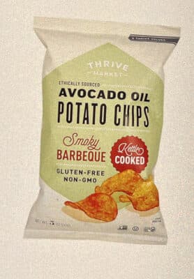 Avocado Oil Potato Chips Smoky Barbeque