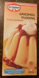 Griesmeelpudding vanille