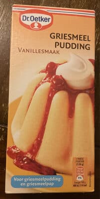 Griesmeelpudding vanille