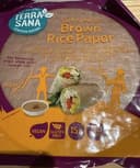 Brown rice paper