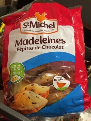 Madeleines pépites de chocolat  - St Michel  - 350
