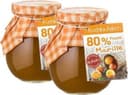 Sukrin Fruchtaufstrich, 80% Frucht, Aprikose, 2 X