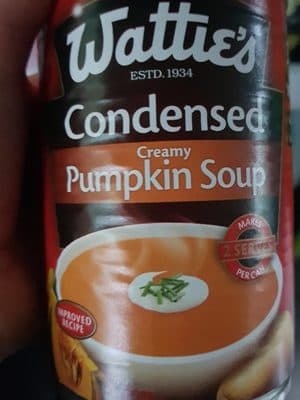 Creamy pumpkin soup