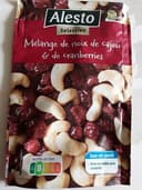 Mélangé de noix de cajou et de cranberries