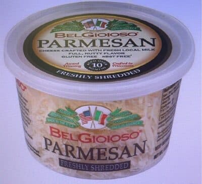 Freshly Shredded Parmesan Cheese