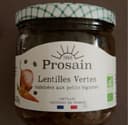 Lentilles vertes cuisinées aux petits légumes
