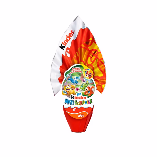 Œuf Géant Chocolat Lait Petits Monstres KINDER