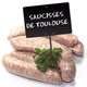 Saucisse de TOULOUSE de PORC SANS COLORANT