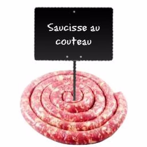Saucisses de PORC au couteau