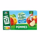 Gourdes compote pomme nature sans sucres ajoutés