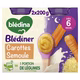 Plat bébé du soir dès 6 mois Carottes Semoule Blédiner BLEDINA