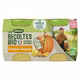 Les récoltes bio petit pot dessert pommes et ananas bio dès 4 mois