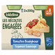 Plat bébé dès 8 mois Tomates Boulghour Saumon Les Récoltes Engagées BLEDINA