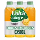 Boisson aromatisée Juicy au jus fruits exotiques bouteilles