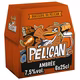 Bière Ambrée Non Filtrée 7,5% PELICAN