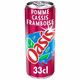 Boisson aux fruits saveur pomme cassis framboise boîte