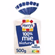 Pain de mie 100% mie nature sans croûte grandes tranches sans additifs HARRYS