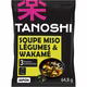 Soupe Instantanée Miso Légumes Wakamé TANOSHI