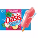 Sorbets Bâtonnets Pêche Pomme et Framboise OASIS