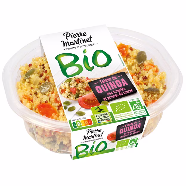 Salade quinoa bio et tomates PIERRE MARTINET