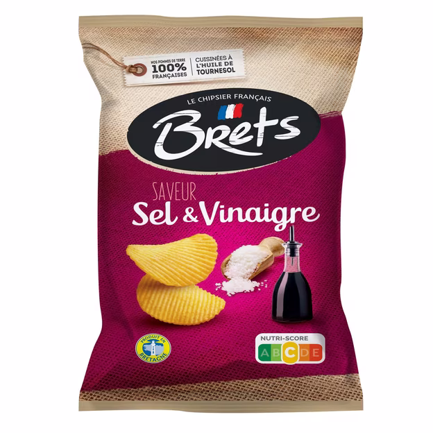 Chips Saveur Sel et Vinaigre BRETS