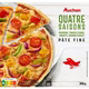 Pizza pâte fine 4 saisons