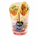Wraps trip saumon fumé concombres salade iceberg sauce aneth citron