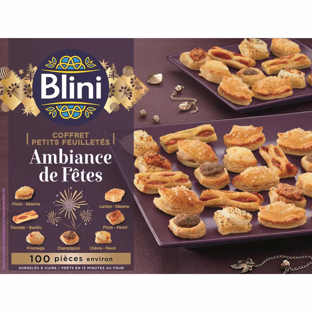 Ambiance de Fêtes petits feuilletés