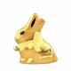 Lapin Or moulage chocolat blanc