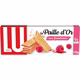 Biscuits gaufrettes fourrées aux framboises