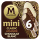 Glaces Bâtonnets Mini Classic Amandes et Chocolat Blanc MAGNUM