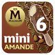 Glaces Bâtonnets Mini Vanille Chocolat et Amandes MAGNUM